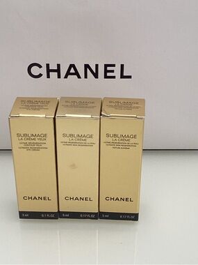 CHANEL Sublimage La Crème Trio in Gold Packaging